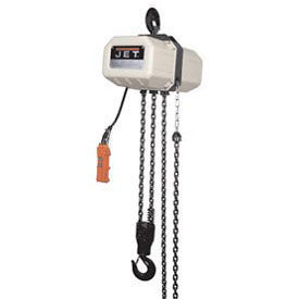 JET Electric Chain Hoist 15' Lift, 1/2 Ton, 1 Phase 115/230V