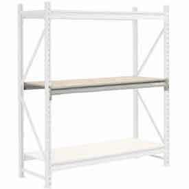Global Industrial Additional Level With Wood Deck, 96"W x 18"D