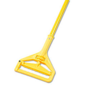 60" Quick Change Side-Latch Aluminum Handle W/ Plastic Head, Yellow, UNS620 - Pkg Qty 12