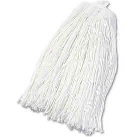 Boardwalk Cut-End Wet Mop Head, Rayon, No. 32, White - Pkg Qty 12