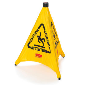 Rubbermaid Commercial FG9S0100YEL Rubbermaid® Pop-Up Safety Cone
