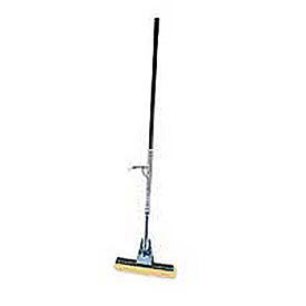 Rubbermaid 6435 12"W Steel Roller Sponge Mop, Bronze Handle - Pkg Qty 6