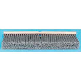 Boardwalk Floor Brush Head, 3" Gray Flagged Polypropylene Bristles, 18" Brush - Pkg Qty 12