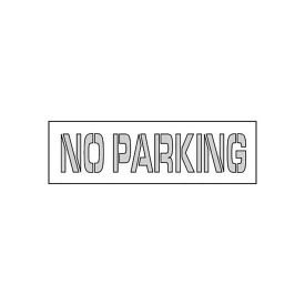 24" x 4" Parking Lot Stencil, No Parking