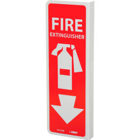 NMC FX124R Fire Flange Sign - Fire Extinguisher