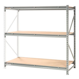 Record Storage Rack Add-On, 96"W x 36"D x 72"H, Gray