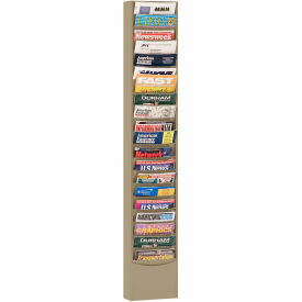 20 Pocket Medical Chart & Special Purpose Literature Rack - Tan