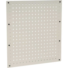 Global Industrial Pegboard Panel, Steel, 18"W x 19"H, Tan