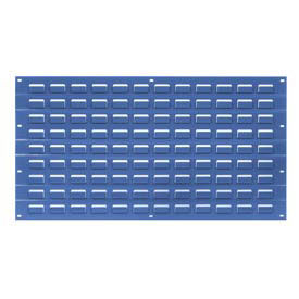Global Industrial Louvered Wall Panel, Blue, 18x19 - Pkg Qty 4