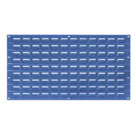 Global Industrial Louvered Wall Panel, 18x19, Blue - Pkg Qty 4