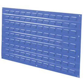Global Industrial Louvered Wall Panel, 36x19, Blue - Pkg Qty 4