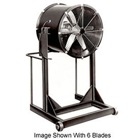 Americraft 42" TEFC Aluminum Propeller Fan With High Stand 5 HP, 27000 CFM, 4 Blades