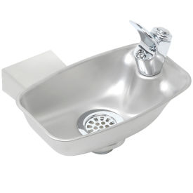 Wall Mounted Drinking Fountain, Bracket Style, Stainless Steel