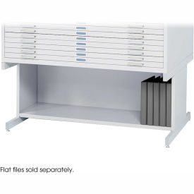 Safco 4975TS Open Base for 5-Drawer Steel Flat Files, 20H, Fits 40-3/8 x 29-3/8 x 16-1/2 Files, Trop