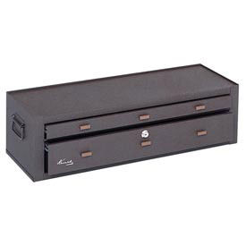 28" 2-Drawer Machinists Chest - Brown