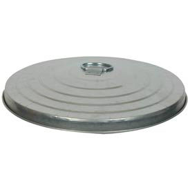 Galvanized Steel Garbage Can Lid, Commercial Duty, 32 Gallon