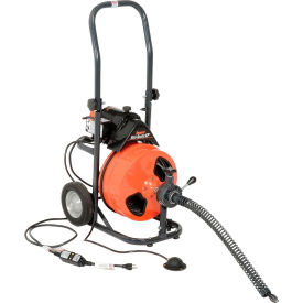 General Wire Mini-Rooter XP Drain/Sewer Cleaning Machine W/ 75' x 3/8"Cable & 4 Pc Cutter Set,P-XP-B