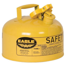 Eagle UI-20-SY Type I Safety Can, 2 Gallons, Yellow