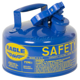 Eagle UI-10-SB Type I Safety Can, 1 Gallon, Blue