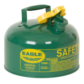 Eagle UI-20-SG Type I Safety Can, 2 Gallons, Green
