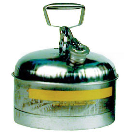 Eagle 1313 Type I Stainless Safety Can, 2.5 Gallons