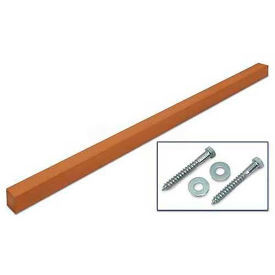 United Visual Products 4"W x 4"D x 96"H Single Cedar Post and Hardware