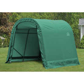Round Style Shelter, 8x16x8, Green