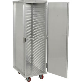 Winholt Enclosed Mobile Transport Cabinet, 68"H, 40 Pan Capacity, Aluminum