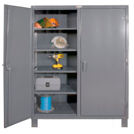 Durham Heavy Duty Double Shift Storage Cabinet HDDS246078-8S95 - 12 Gauge 60"W x 24"D x 78"H