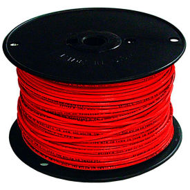 TFFN 18 Gauge Building Wire, Stranded Type, Red, 500 Ft - Pkg Qty 4
