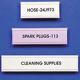 Label Holder, "C" Design, 7/8" x 12", Self Adheres, 25/Pk
