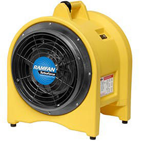 Euramco Safety EJ4002 12" Confined Space High Volume Blower/Exhauster 5/8 HP 2420 CFM