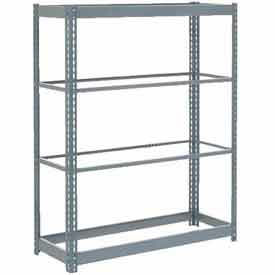 Boltless Heavy Duty Shelving 48"W x 18 x 60"W, 4 Shelves, No Deck