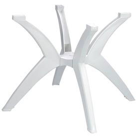 Y-Leg Pedestal Outdoor Table Base - White