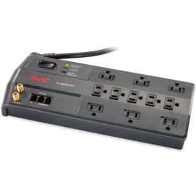 APC Performance SurgeArrest 11 Outlet with Phone and Coax Protection, 120V, P11VT3