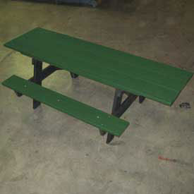 6' ADA A-Frame Table, Recycled Plastic, Green