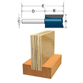 BOSCH® 23/32" Plywood Mortising Bit (For 3/4")