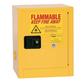 Compact Flammable Cabinet, Self Close Door 4 Gallon