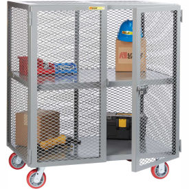 Little Giant Mobile Storage Locker, 1 Center Shelf, Polyurethane Whls, 72"L x 36"W x 56"H