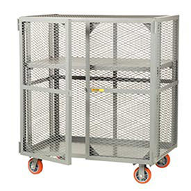 LITTLE GIANT Mobile Storage Locker, Adjustable Shelf, 24 x 48, Poly Whls