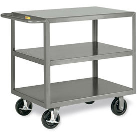 LITTLE GIANT 3600-Lb. Capacity Shelf Trucks - 48"Wx30"D Shelf - 3 Shelves