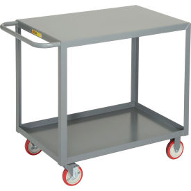 Little Giant All Welded Service Cart, 2 Flush Shelves, 24 x 36
