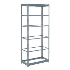 Boltless Heavy Duty Shelving 48"W x 18"D x 84"H, 6 Shelves, No Deck