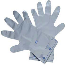 North ®Silver Shield® Gloves, Silver, XL, 10 Pairs