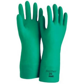 Sol-Vex Unsupported Nitrile Gloves, Green, Medium, 1 Pair - Pkg Qty 12