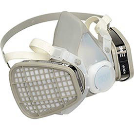 3M™ Half Facepiece Disposable Respirator Assembly, Medium
