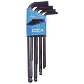 9 Piece Round Head Hex Key Set - Metric