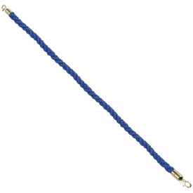 Vinyl Braided Rope 59" With Ends For Portable Gold Post, Blue