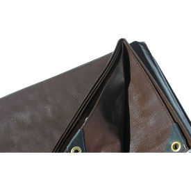 Harpster Of Philipsburg BR12x25 Super Heavy Duty Brown Tarp 8 OZ., 12'x25'