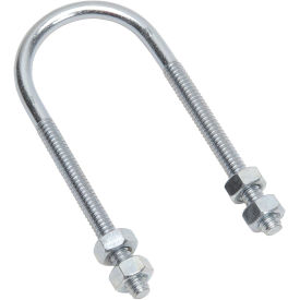 Empire Industries U-Bolt Standard W/Hex Nuts Galvanized 4"